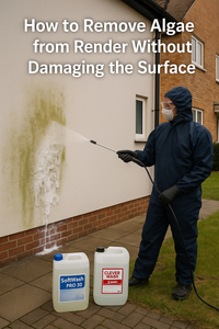 How to Remove Algae from Render Without Damaging the Surface