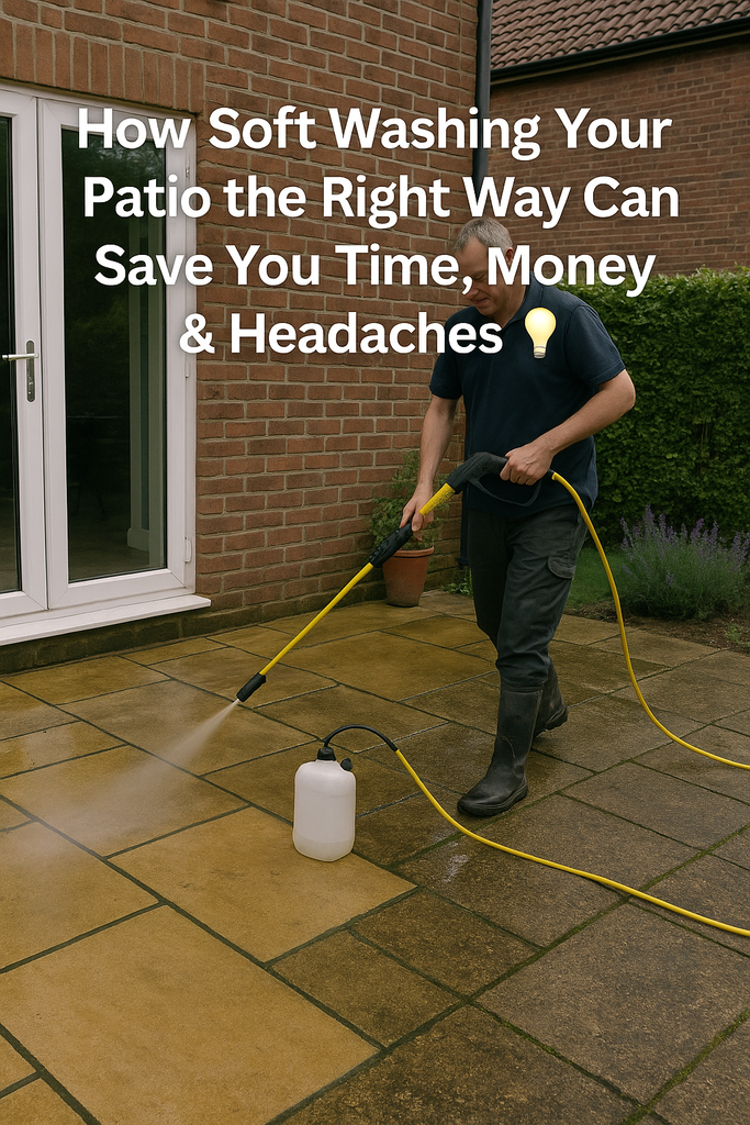 How Soft Washing Your Patio the Right Way Can Save You Time, Money and Headaches