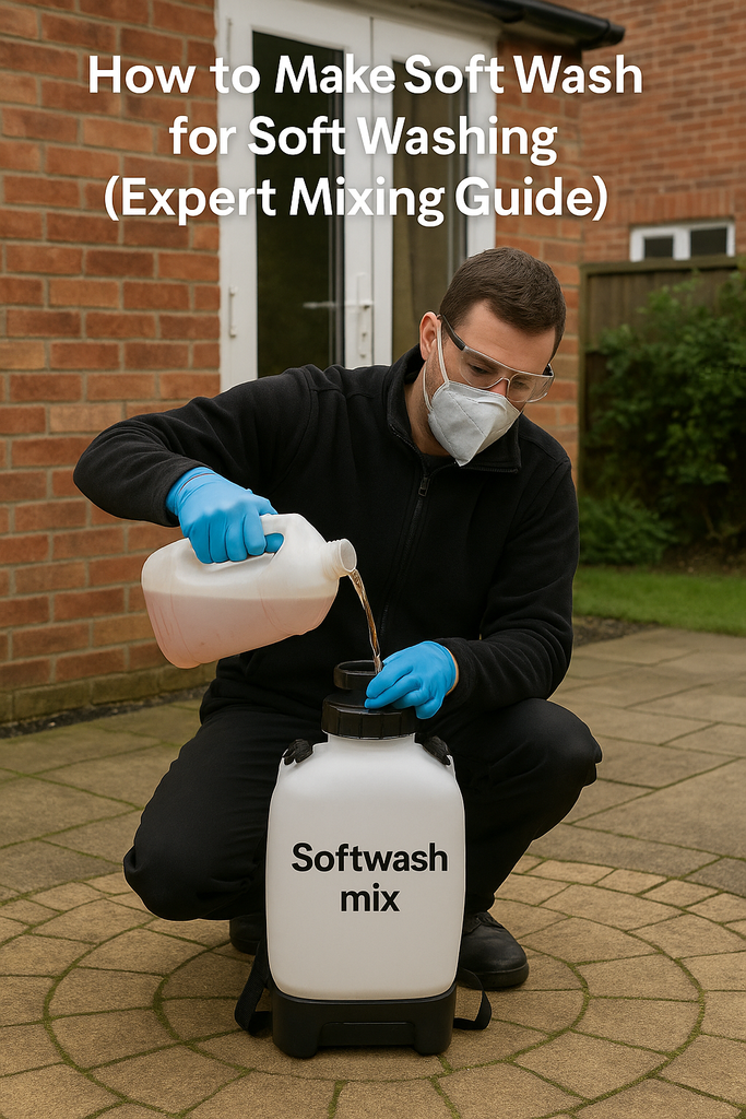 🧪 How to Make Soft Wash for Soft Washing (Expert Mixing Guide)