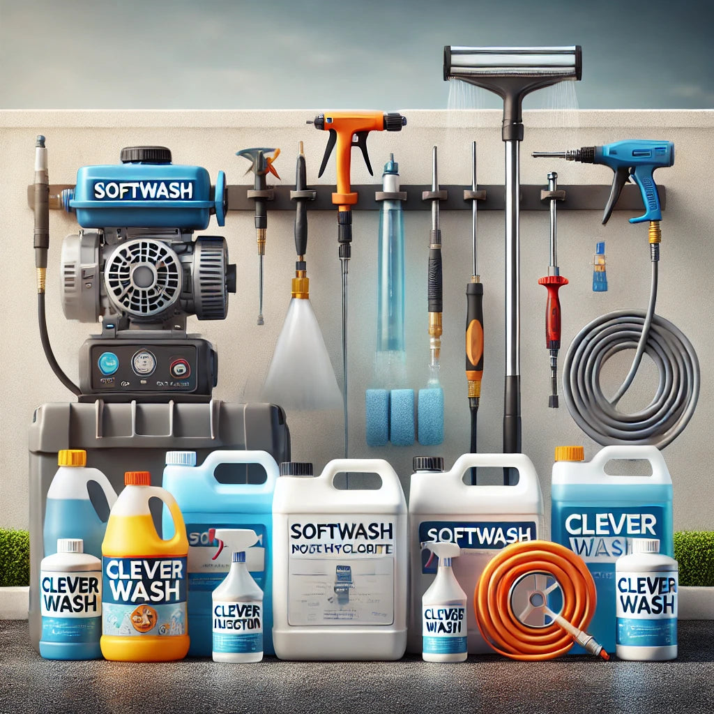 Essential Equipment for Effective Exterior Cleaning: Finding Your Perfect SoftWashing Tools😍