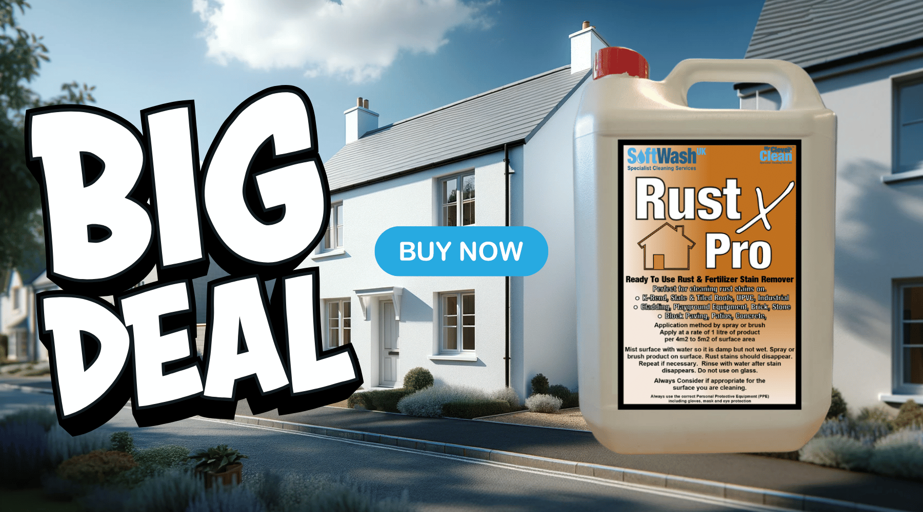 Softwash Rust Cleaner Rust X Pro