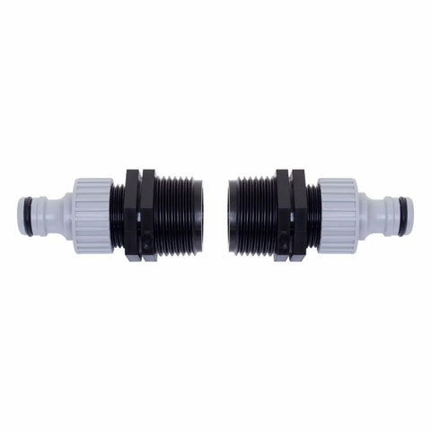 1" to 3/4" Male Reducing Nipple with 3/4" BSP Female Clunk Click Hose Fittings