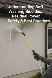 Understanding Soft Washing Biocides: Residual Power, Safety & Best Practices