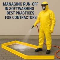 Managing Runoff in Softwashing: Best Practices for Commercial Contractors
