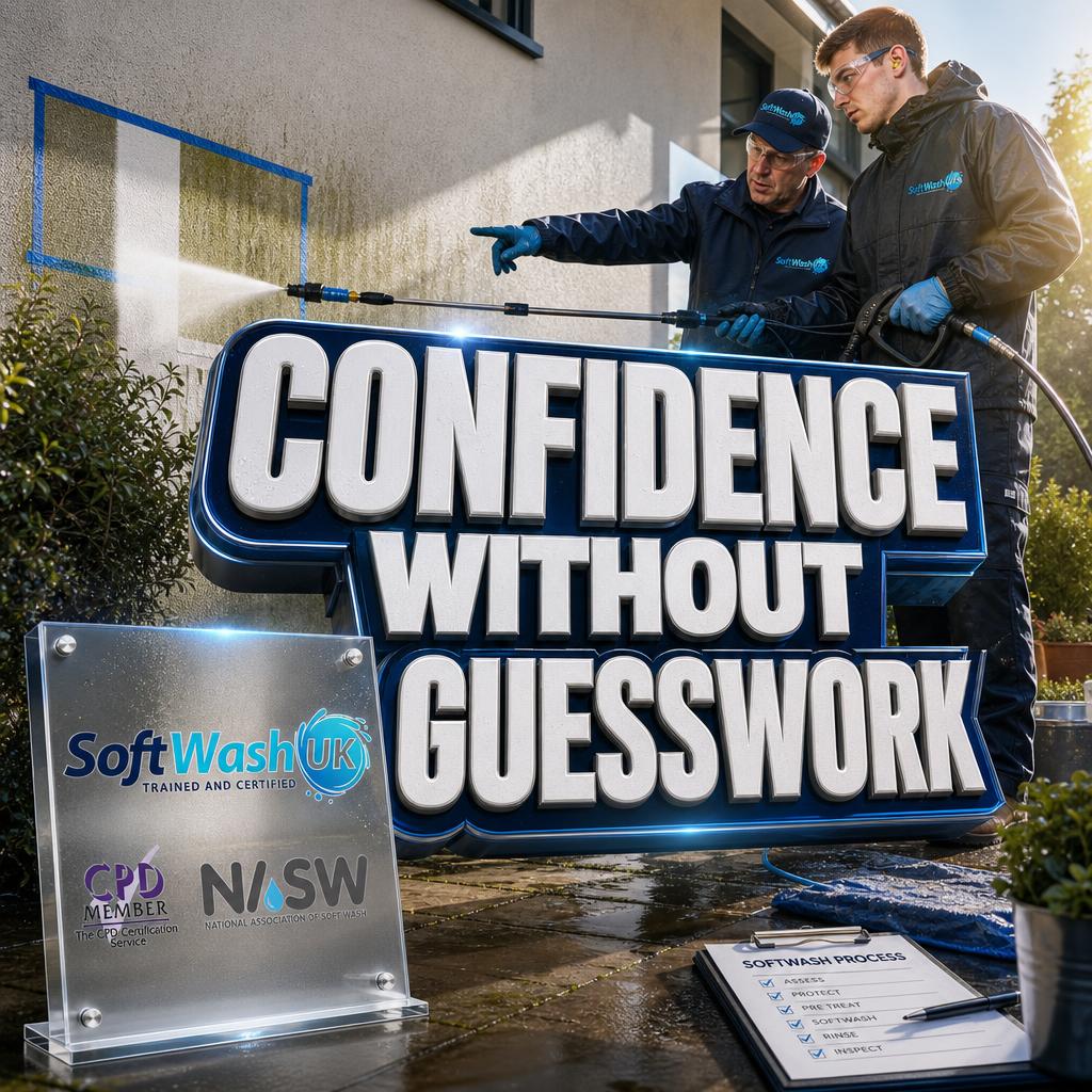 New Softwash Contractor? Build Confidence Safely