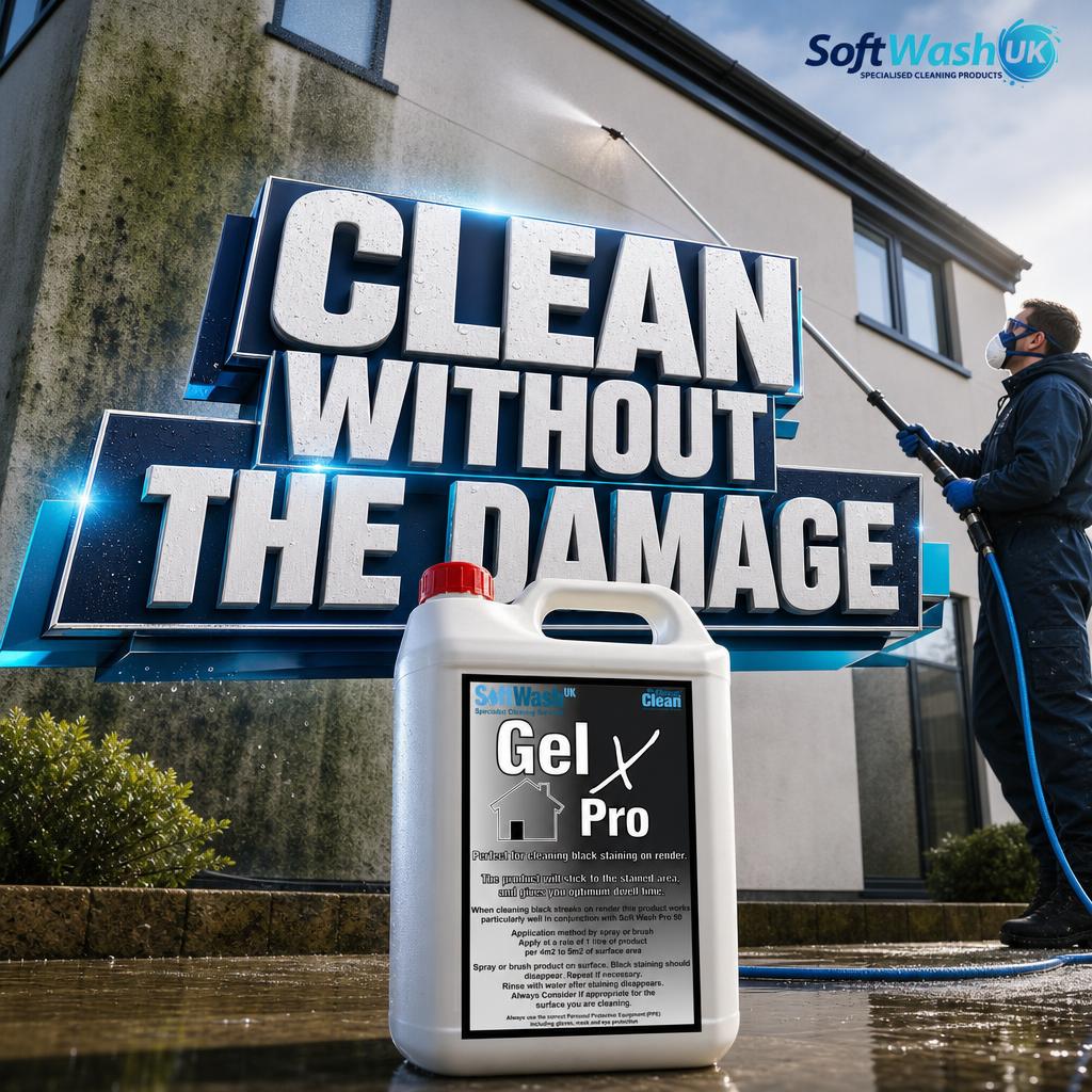 How to Clean Coloured Render Safely | SoftWash UK