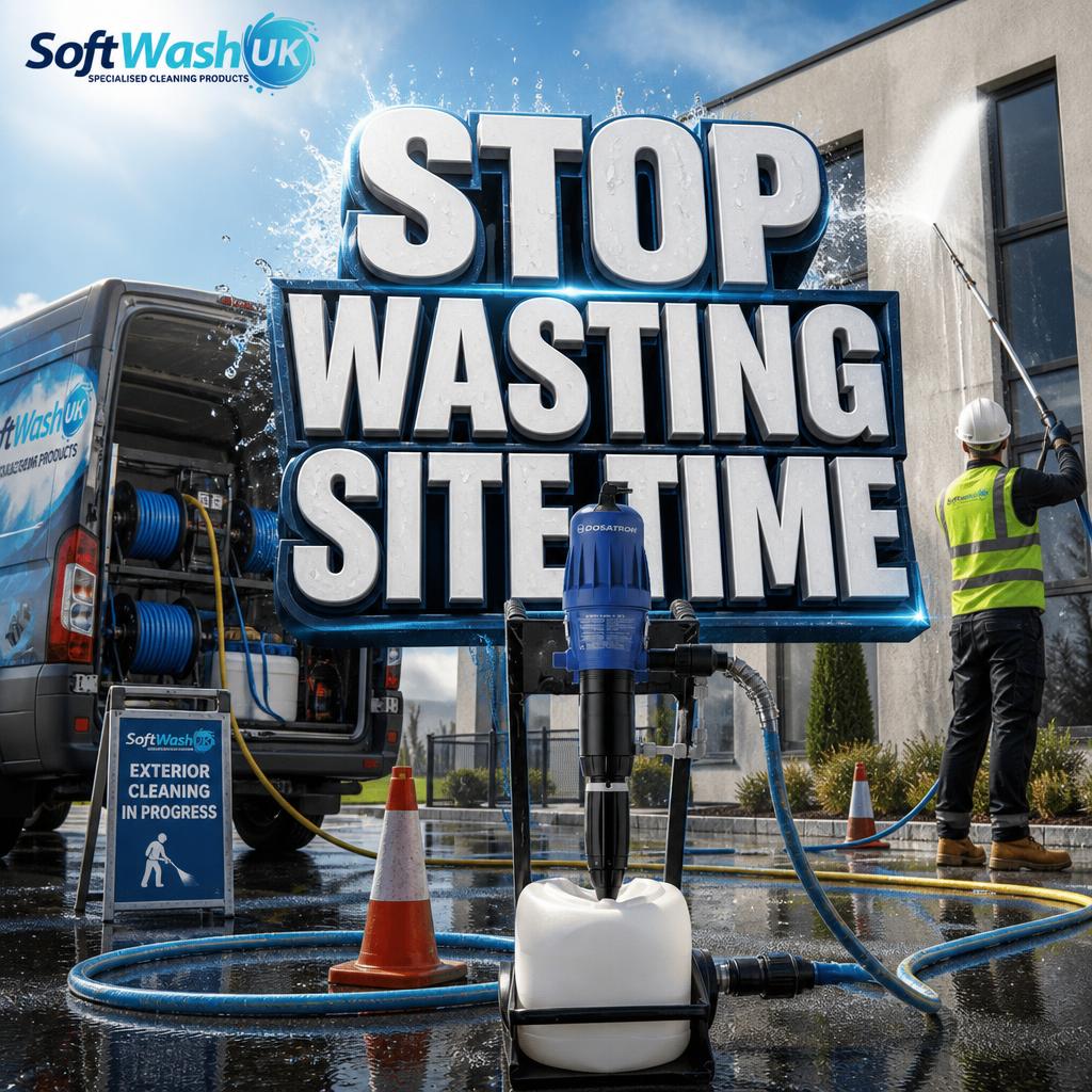 Softwashing Equipment: Boost Exterior Cleaning Productivity