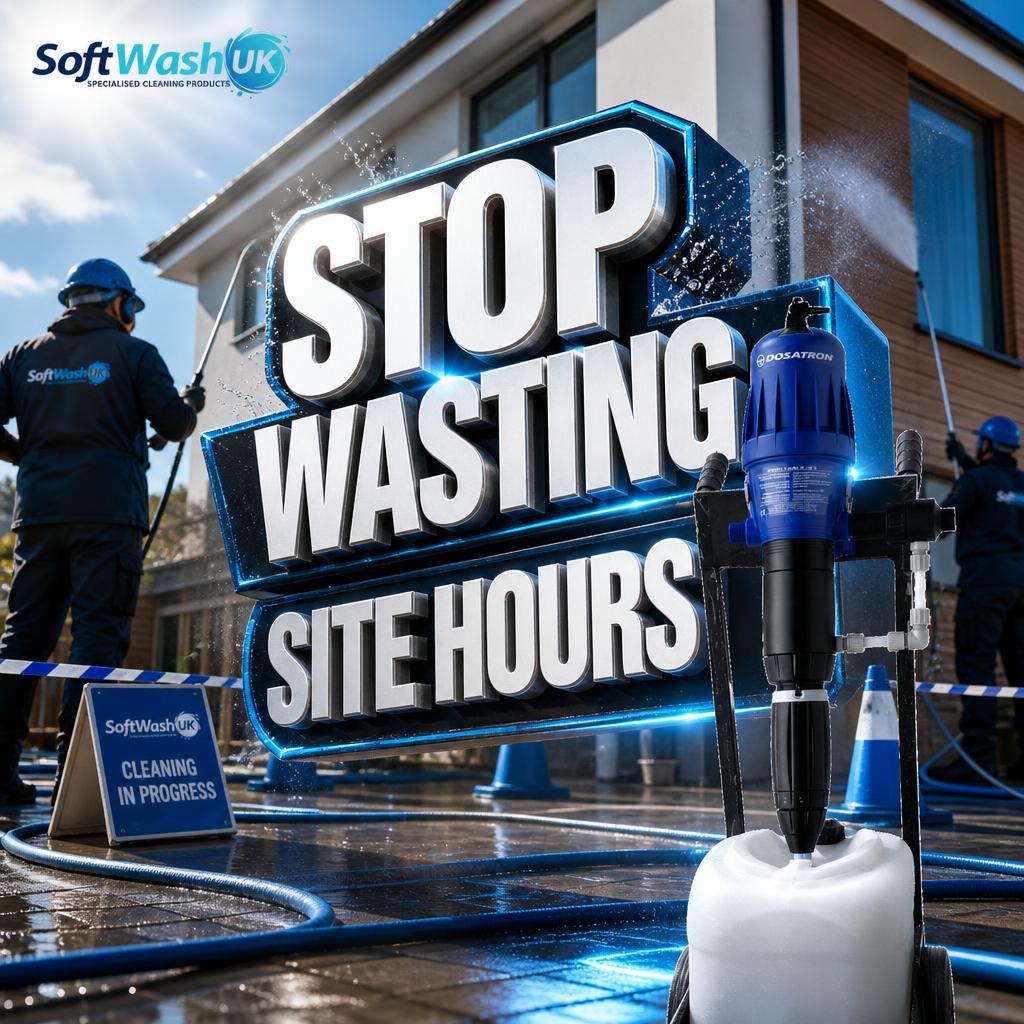 How Softwashing Contractors Save Time on Site
