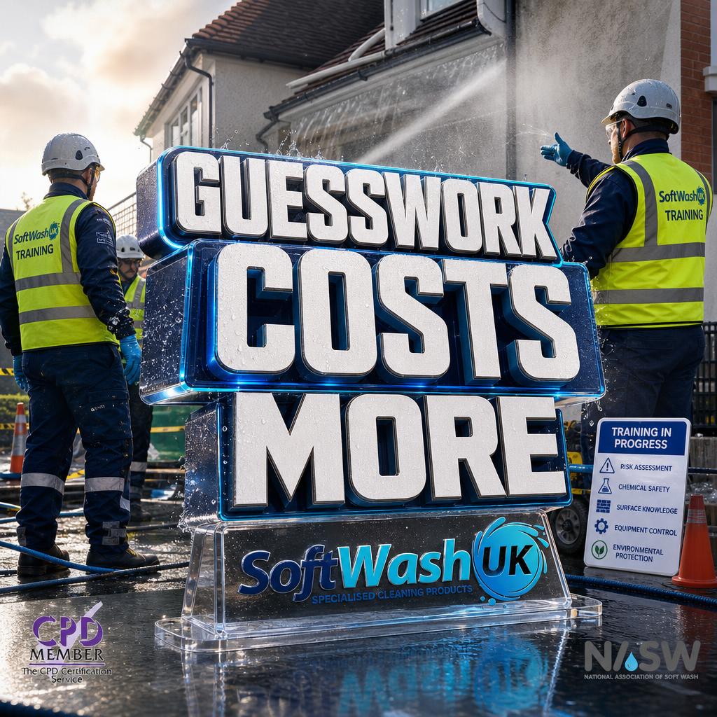 Softwashing Training: Why It Matters for Contractors