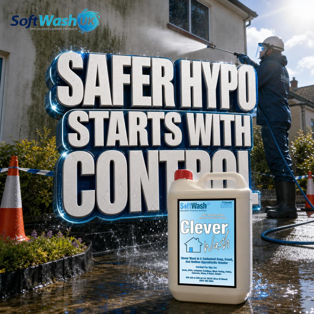Using Sodium Hypochlorite Safely: UK Softwash Guide