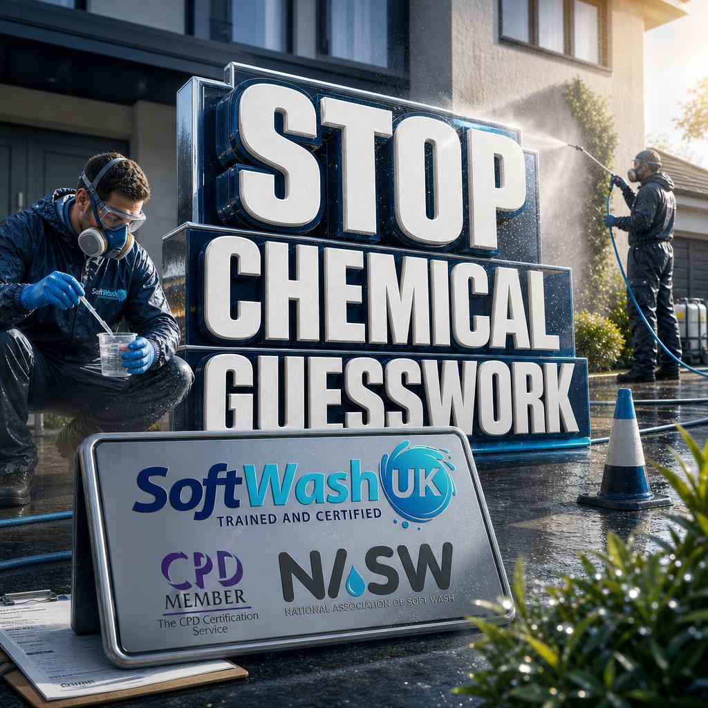 Softwashing Chemical Mistakes UK Contractors Must Avoid