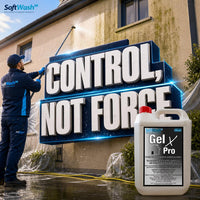 How to Clean Coloured Render Safely