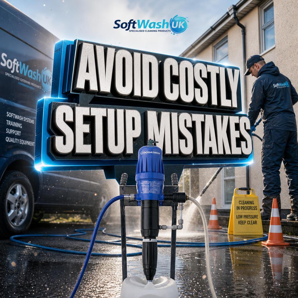 Softwash Equipment Mistakes New Contractors Must Avoid