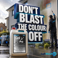 How to Clean Coloured Render Safely