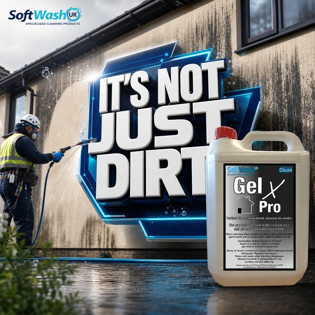 Black Staining on Render: Causes & Safe Cleaning