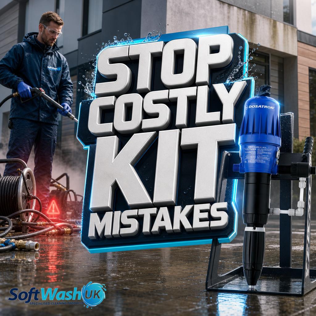 Softwash Equipment Mistakes New Contractors Must Avoid