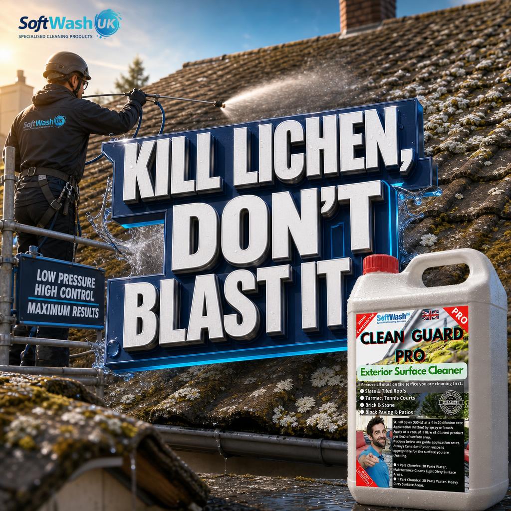 Remove Lichen From Roof Tiles Safely | UK Guide