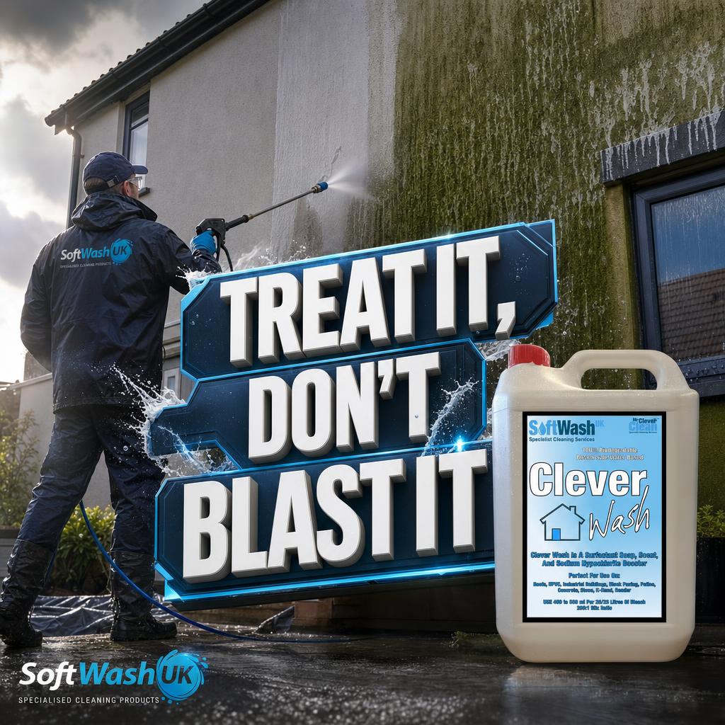 How to Remove Algae From Exterior Walls Safely
