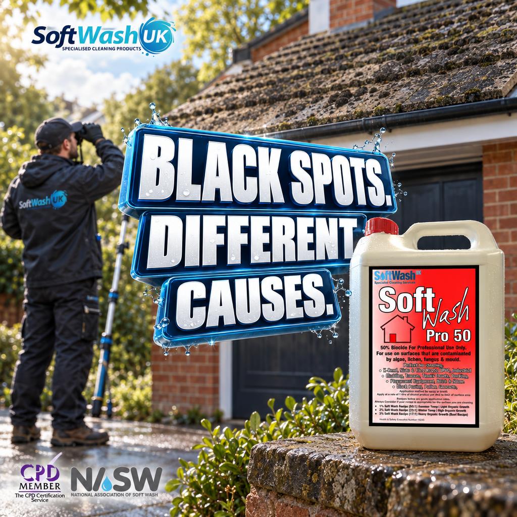 Black Spot Lichen on Roof Tiles: Causes & Safe Treatment