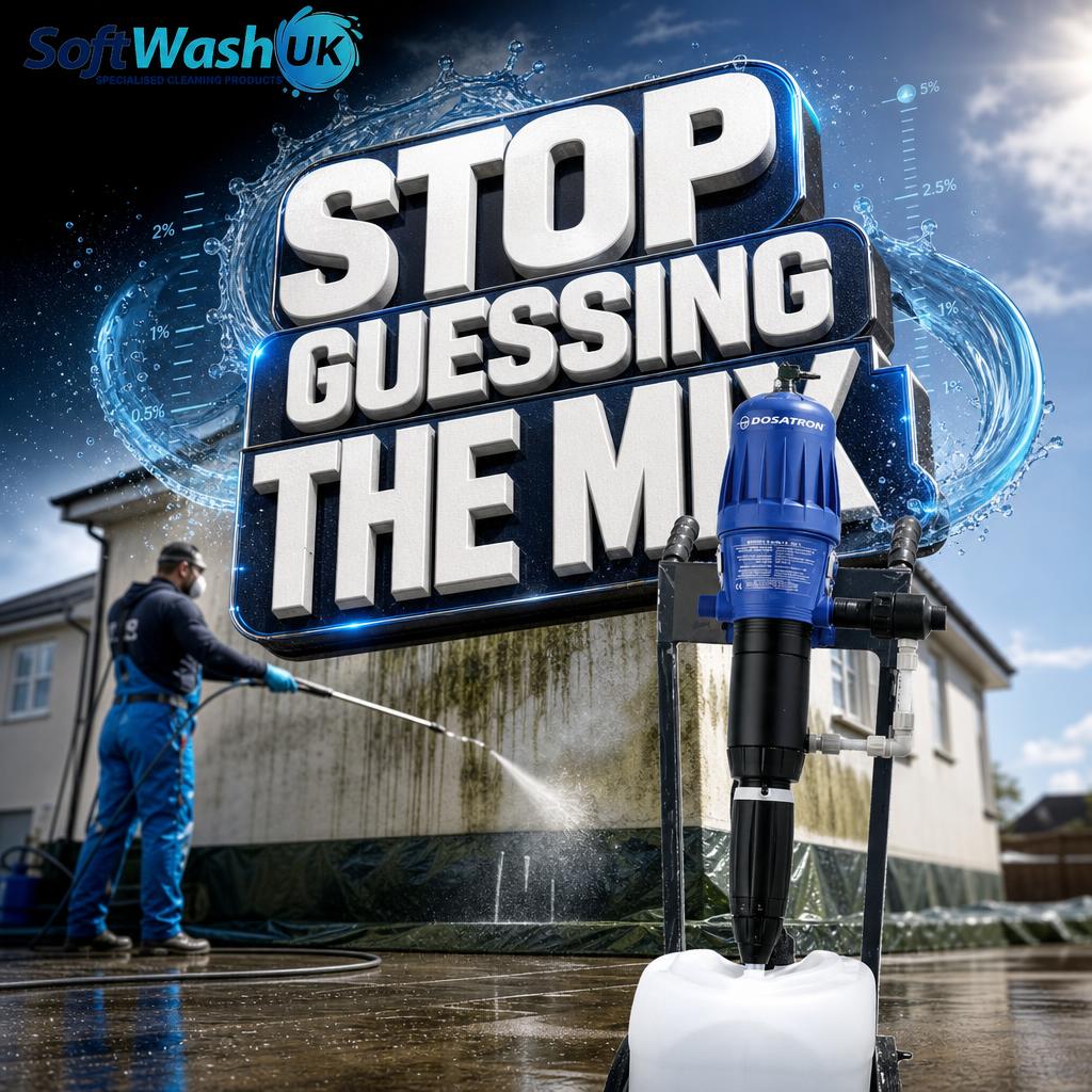 Softwash Ratios: Calculate Safer Cleaning Mixes