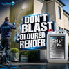 How to Clean Coloured Render Safely
