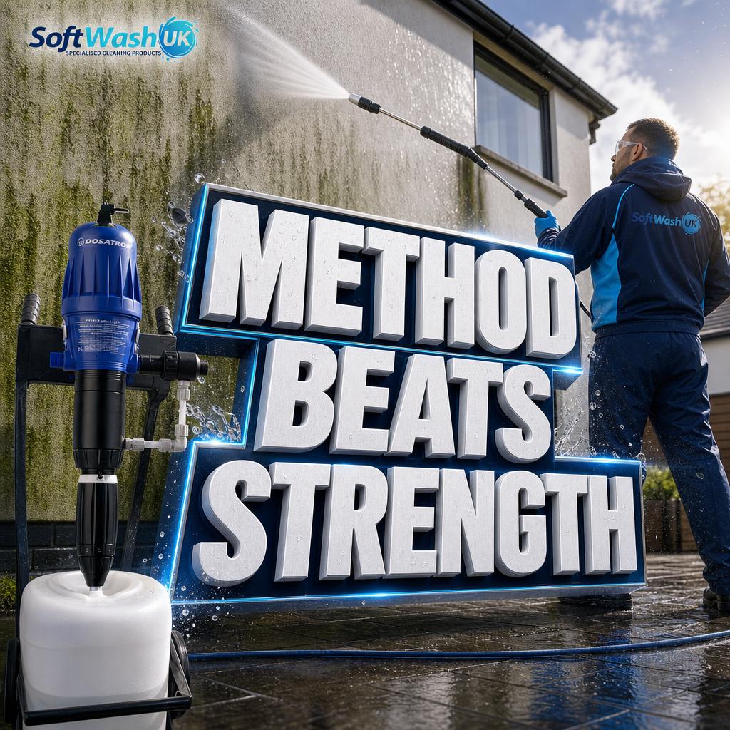 Softwashing Application Methods: Better Results Safely