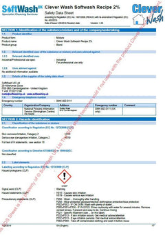 FOC Unlock the Power of Safe Softwashing with Our Custom SDS Sheets