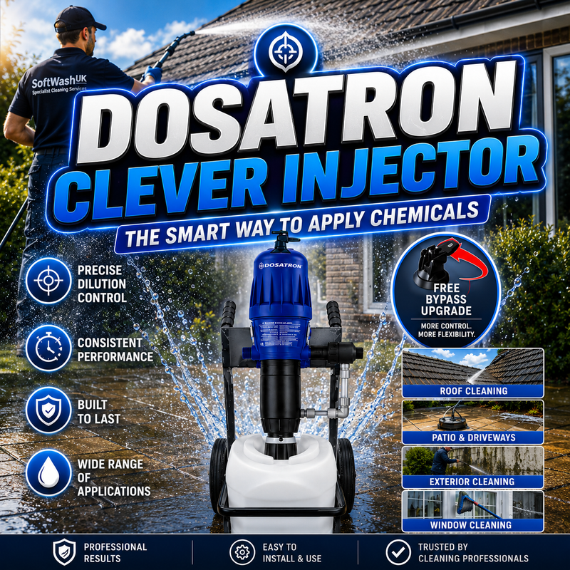Soft Washing Clever Injector Dosatron D25IL25VVFBP