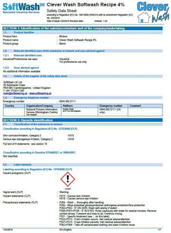 FOC Unlock the Power of Safe Softwashing with Our Custom SDS Sheets