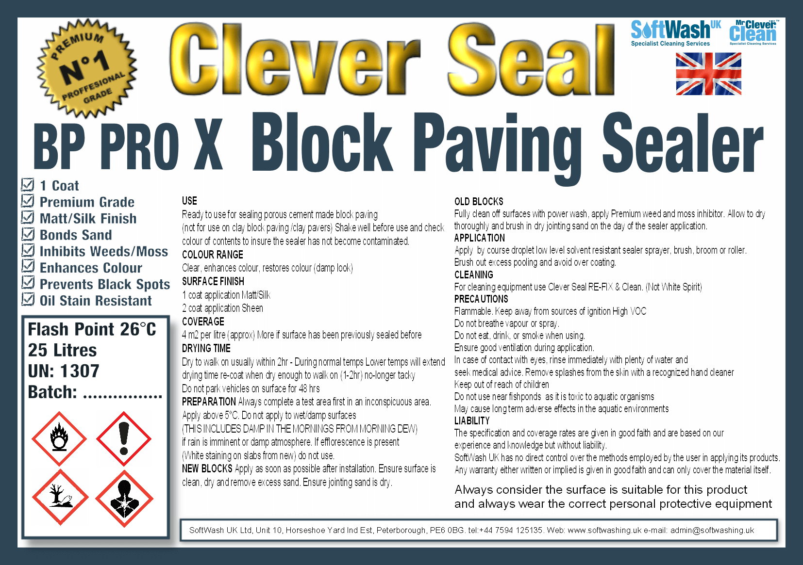 Clever Seal BP Pro-X Acrylic Block Paving Sealer